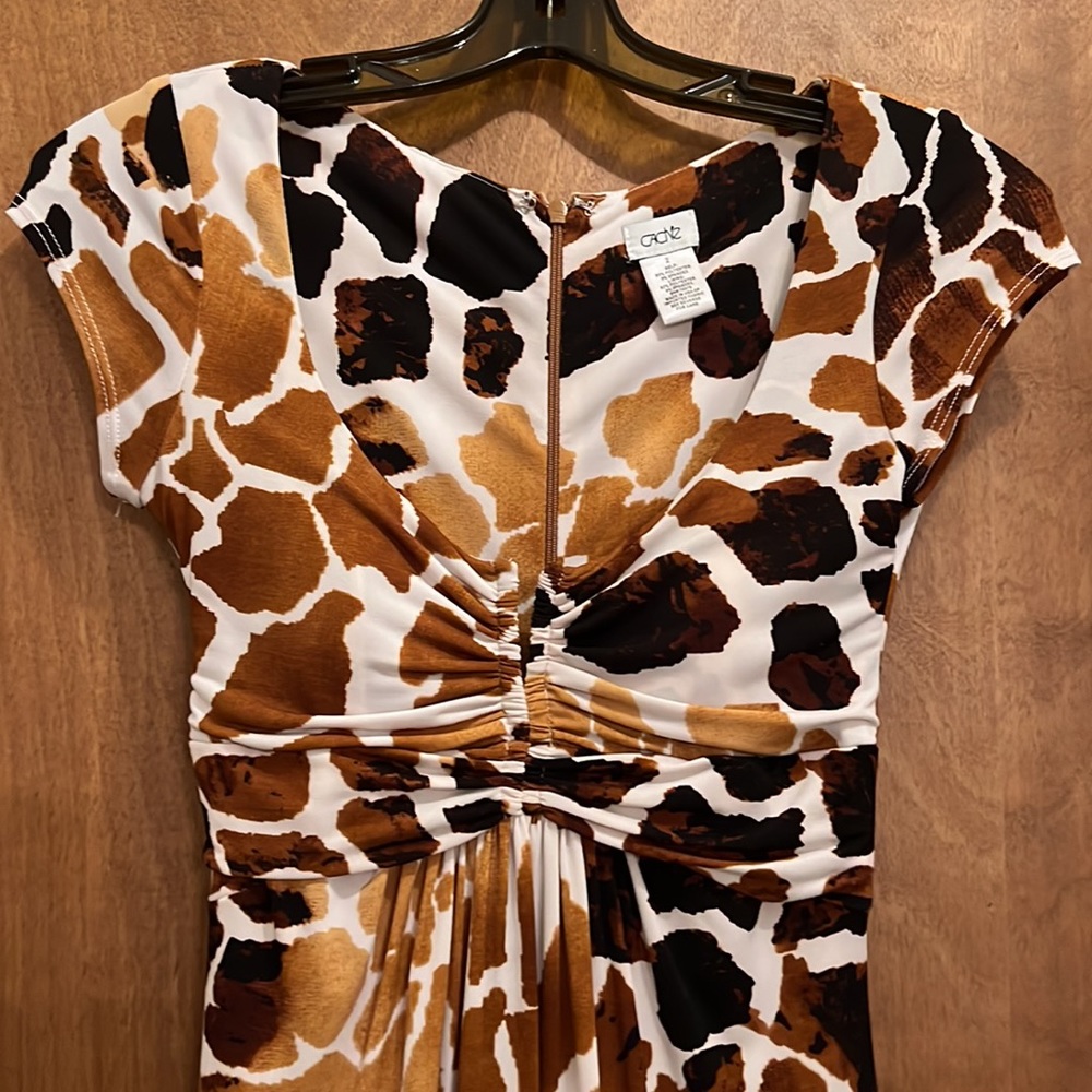 Cache Giraffe Print Day Dress - image 3